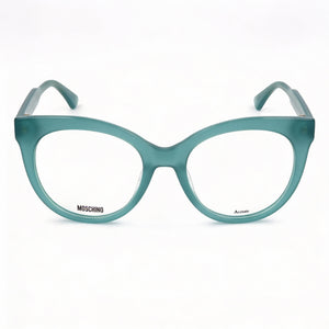 Moschino Cat Eye Eyeglasses for Women — front view, Plastic