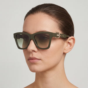 Moschino Green Sunglasses Women — lifestyle wear, travel in sunny destinations