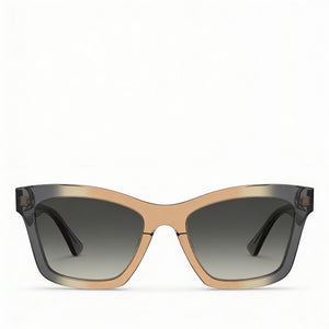 Moschino Modern Square Sunglasses for Women — front view, Acetate frame