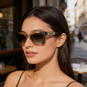 Moschino Modern Gray Sunglasses Women — lifestyle wear, professional and business attire