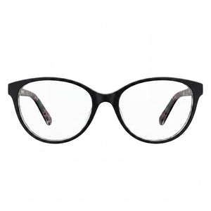 Moschino MOL525 Cat Eye Eyeglasses for Women — front view, Plastic