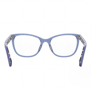 Moschino Mol575 Rectangle Eyeglasses for Women — interior view, demo lenses