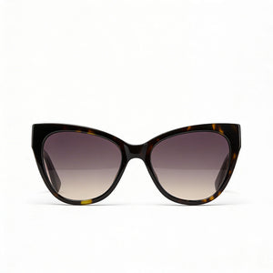 Moschino MOS056-S-086-GA Butterfly Sunglasses for Women — front view, Plastic frame