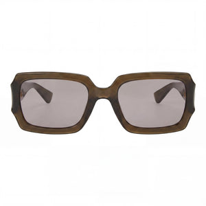 Moschino MOS063/S Square Sunglasses for Women — front view, Plastic frame