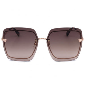 Moschino Mos085/g/s Square Sunglasses Unisex — front view, Stainless Steel frame