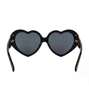 Moschino MOS128/S Oval Sunglasses Unisex — interior view, Non-Polarized lens detail