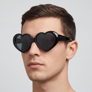 Moschino MOS128/S Black Sunglasses Unisex — lifestyle wear, sunny weather accessory