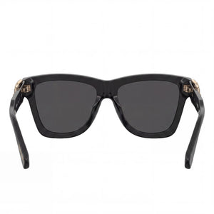 Moschino MOS131/S Square Sunglasses for Women — interior view, Non-Polarized lens detail