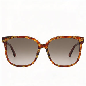 Moschino MOS134/F/S Square Sunglasses for Women — front view, Acetate frame