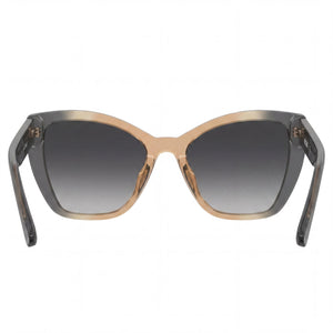 Moschino MOS155/S Cat Eye Sunglasses Men — side view, Non-Polarized Dark Grey Shaded lens
