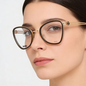 Moschino MOS584 Gold Eyeglasses Women — lifestyle wear, office and reading