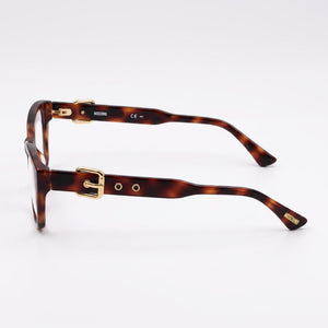 Moschino MOS608 Rectangle Eyeglasses for Women — front view, Acetate