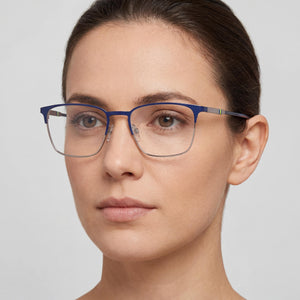 Nautica Blue Eyeglasses Women — lifestyle wear, morning news and coffee routines