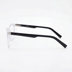 Nautica N8171 Rectangle Eyeglasses for Men — front view, Metal