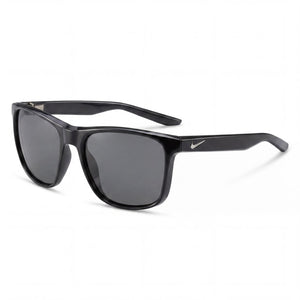 Nike 419678 Black Rectangle Sunglasses Unisex, Grey lens