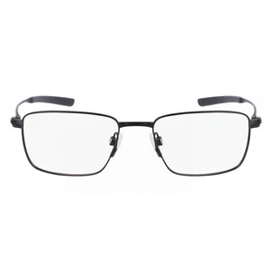 Nike 6046 Rectangle Eyeglasses for Unisex — front view, Titanium
