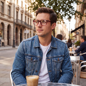 Nike 7037 Dark Beetroot Eyeglasses Men — lifestyle wear, study sessions and exam periods