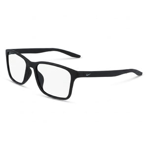 Nike 7117 Black Rectangle Eyeglasses Unisex, Metal frame