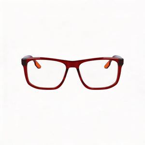 Nike 7163 Rectangle Eyeglasses Unisex — front view, Acetate