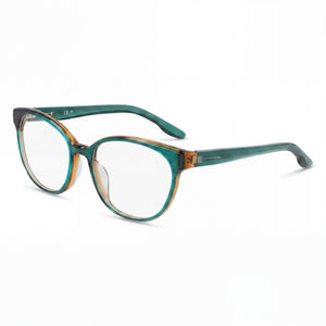 Nike 7164 Crystal Jade/Bronzine Oval Eyeglasses for Women, Acetate frame