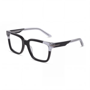 Nike 7178 Black/Grey Rectangle Eyeglasses for Unisex, Acetate frame