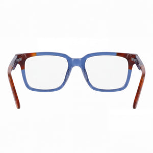 Nike 7178 Rectangle Eyeglasses Unisex — side view, Blue Acetate temples