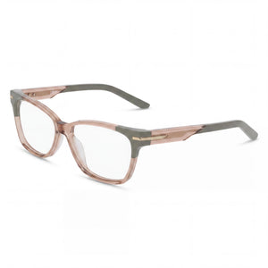 Nike 7179 Beige Rectangle Eyeglasses for Women, Metal frame