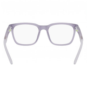 Nike 7273 Rectangle Eyeglasses Unisex — interior view, Polycarbonate demo lenses