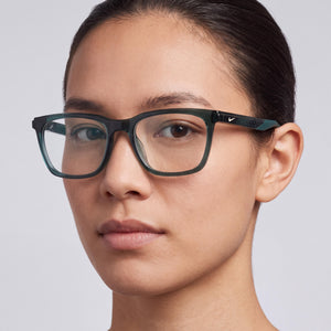 Nike 7273 Vintage Green Eyeglasses Unisex — lifestyle wear, library reading and research hours