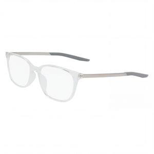 Nike 7283 Transparent Rectangle Eyeglasses Unisex, Acetate frame