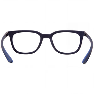 Nike 7290 Rectangle Eyeglasses Unisex — interior view, demo lenses