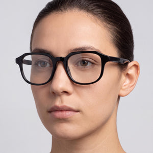 Nike 7303 Black Eyeglasses Unisex — lifestyle wear, evening writing and late desk work