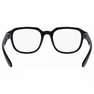 Nike 7303 Rectangle Eyeglasses Unisex — side view, Black Magnesium temples
