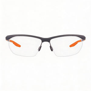 Nike 7401 Rectangle Eyeglasses for Unisex — front view, Metal