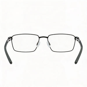 Nike 8140 Rectangle Eyeglasses Unisex — interior view, Polycarbonate demo lenses