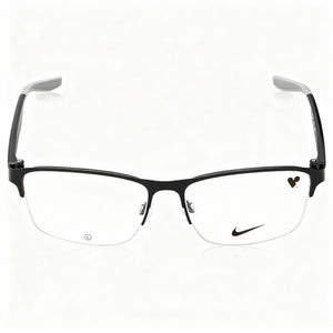 Nike 8153 Rectangle Eyeglasses Unisex — front view, Metal