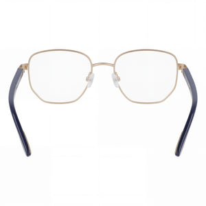 Nike 8400 Rectangle Eyeglasses for Unisex — interior view, Polycarbonate demo lenses