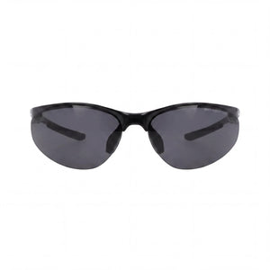 Nike AERIAL DZ7352 Oval Sunglasses Unisex — front view, Alloy Steel frame