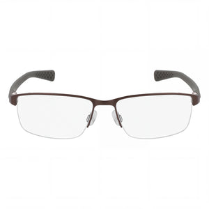 Nike Rectangle Eyeglasses for Men — front view, Plastic