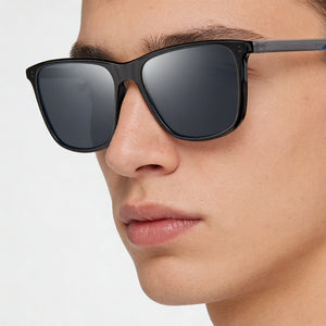 Nike Casual Square Sunglasses Unisex — interior view, Non-Polarized lens detail