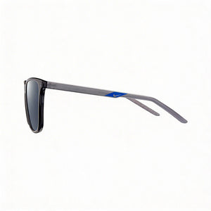 Nike Casual Square Sunglasses Unisex — side view, Non-Polarized Black lens