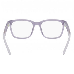 Nike Classic Rectangle Eyeglasses for Unisex — interior view, Polycarbonate demo lenses