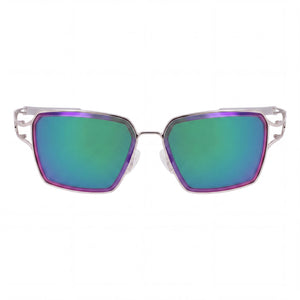 Nike Classic Rectangle Sunglasses Unisex — front view, Acetate frame