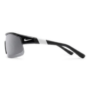 Nike Comtemporary Shield Sunglasses Men — side view, Non-Polarized Silver lens