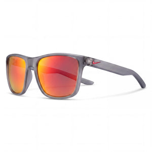 Nike Essential Endeavor Red Wine Rectangle Sunglasses Unisex, Grey lens