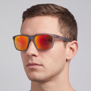 Nike Essential Endeavor Rectangle Sunglasses for Unisex — interior view, Non-Polarized lens detail
