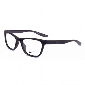 Nike NK7047 Matte Black Rectangle Eyeglasses Unisex, Acetate frame