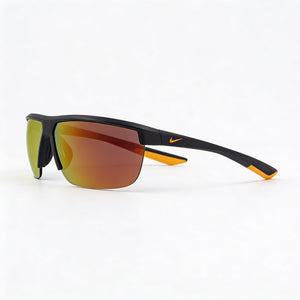Nike Tempest Shield Sunglasses Unisex — side view, Non-Polarized Brown Orange Mirror lens