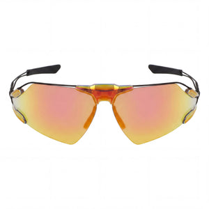 Nike ZEUS EDGE E EV24031 Shield Sunglasses for Men — front view, Titanium frame