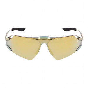 Nike Zeus Edge EV24030 Shield Sunglasses for Men — front view, Titanium frame